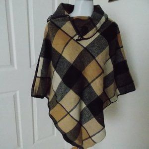 YaDie  women's high neck pullover cape